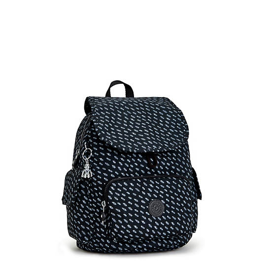 Kipling City Pack Small Printed Ryggsäck Svarta | SE 1699GS